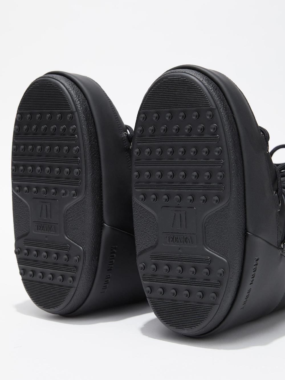 Moon Boot ICON NERO IN GOMMA Moda