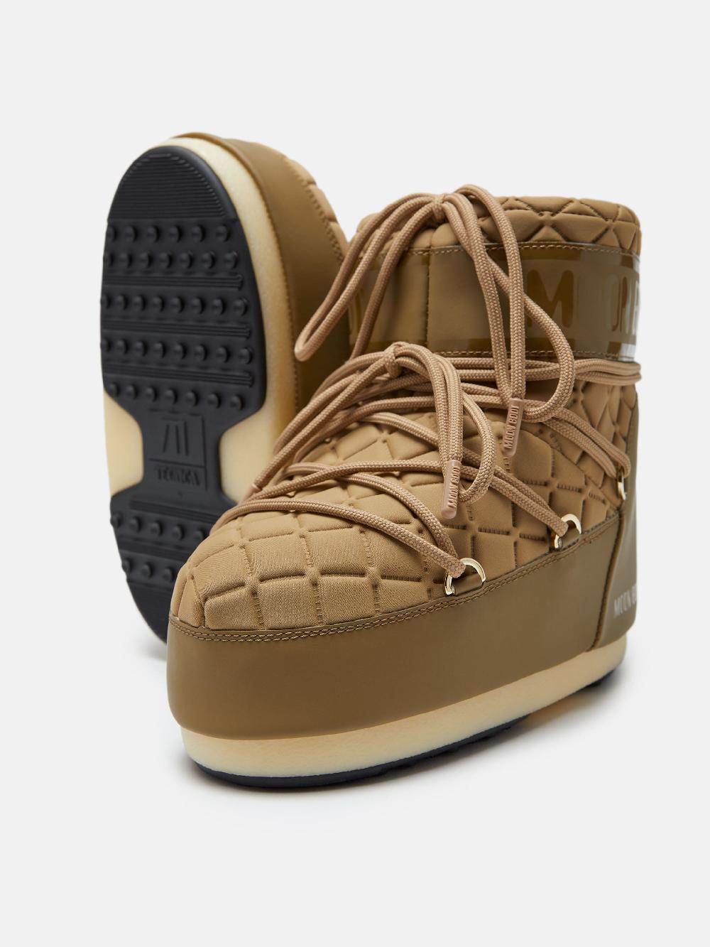 Moon Boot ICON LOW QUILT MARRONE CHIARO 2025
