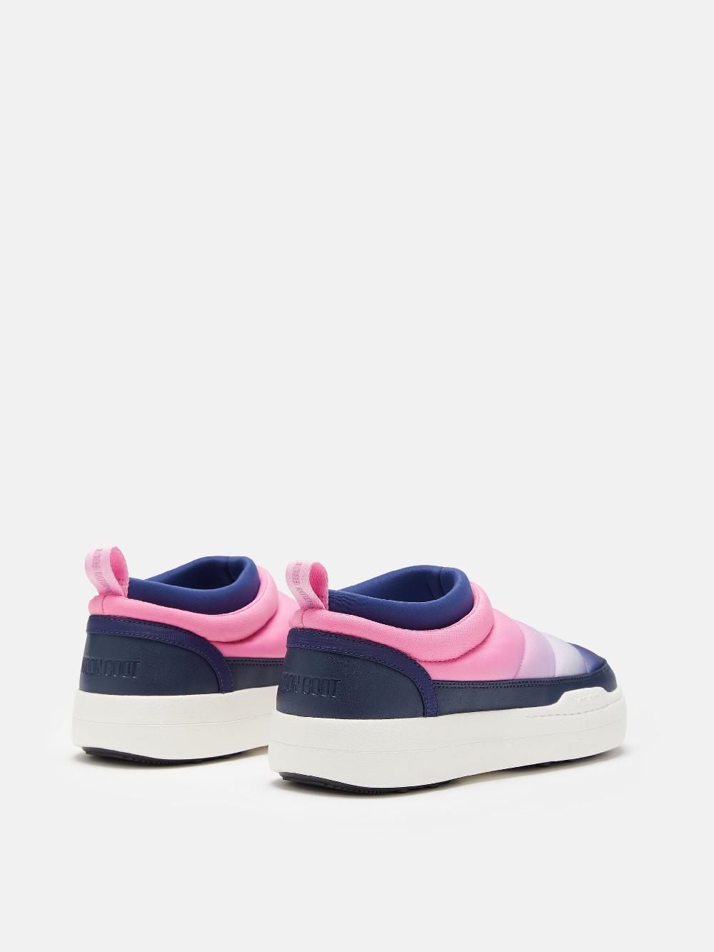 Moon Boot PARK SOFT BLU CON STAMPA MOONRISE In Linea