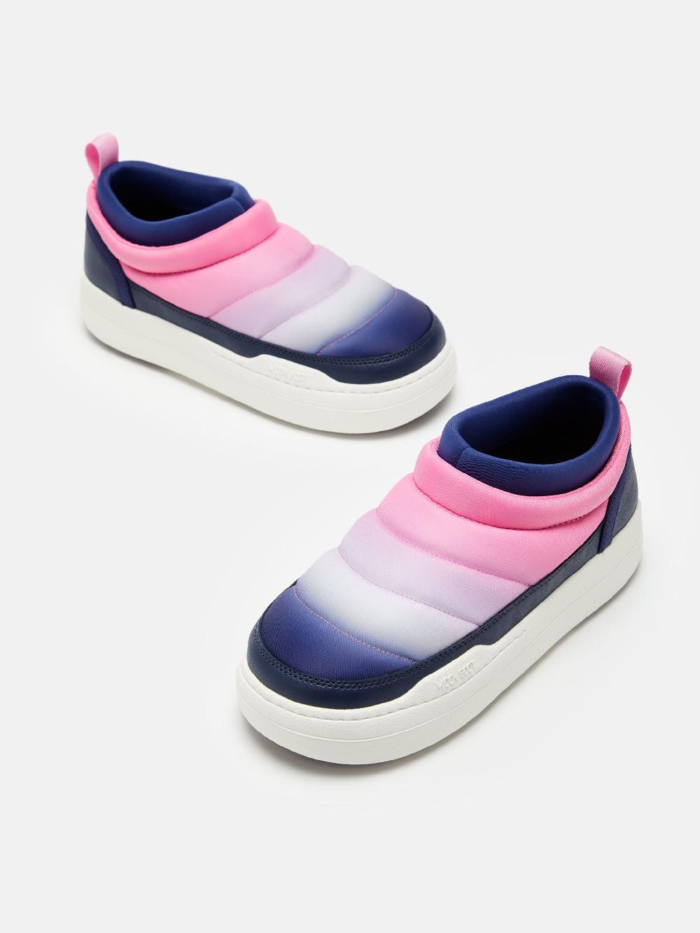 Moon Boot PARK SOFT BLU CON STAMPA MOONRISE In Linea