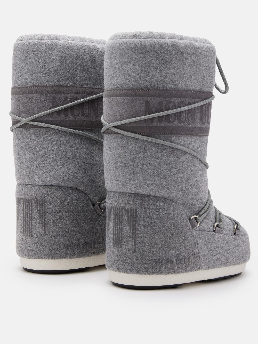 Moon Boot ICON FELT GRIGIO Fino Al -60%