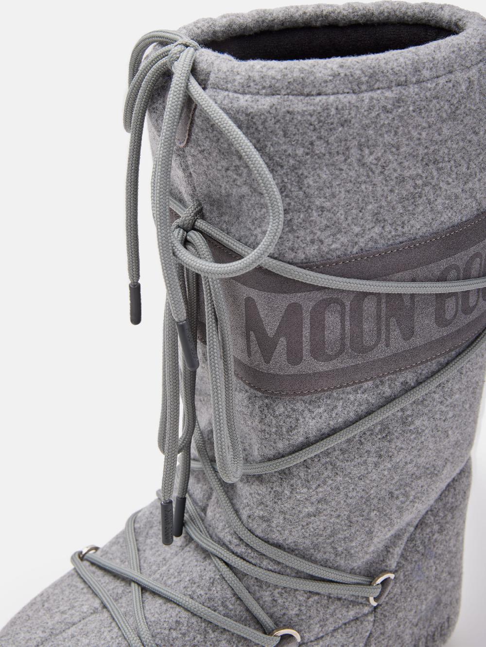 Moon Boot ICON FELT GRIGIO Fino Al -60%