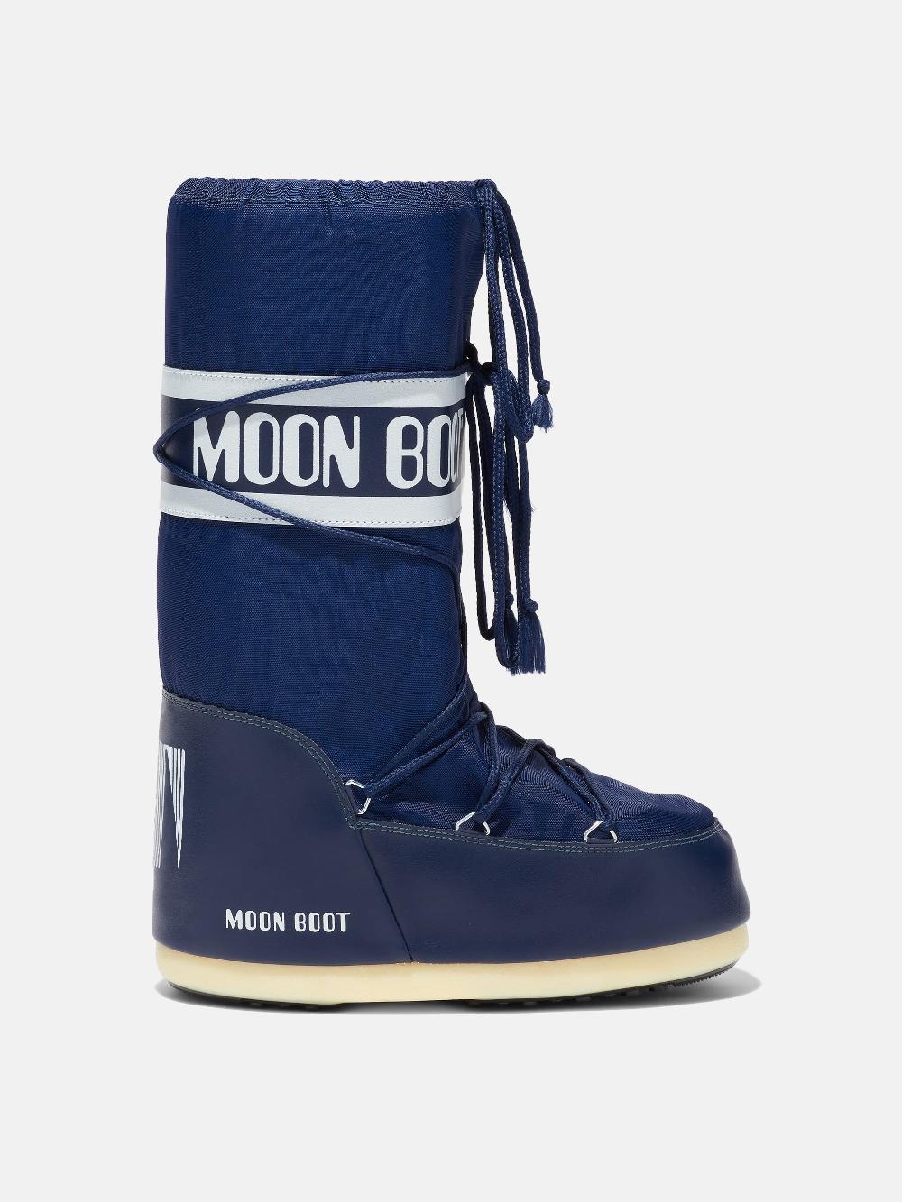 Moon Boot ICON BLU NAVY IN NYLON Vendita Economica