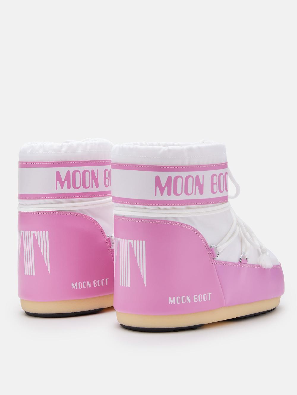 Moon Boot ICON LOW NYLON ROSA Saldi Di Fabbrica