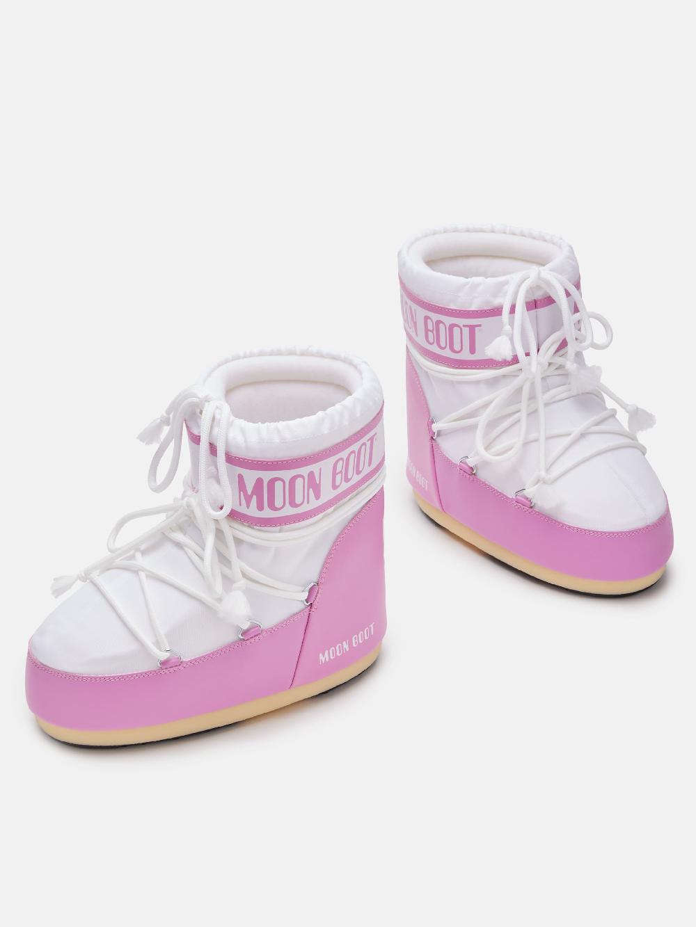 Moon Boot ICON LOW NYLON ROSA Saldi Di Fabbrica