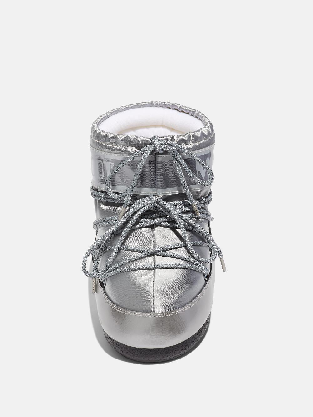 Moon Boot ICON LOW GLANCE ARGENTO IN RASO Negozio