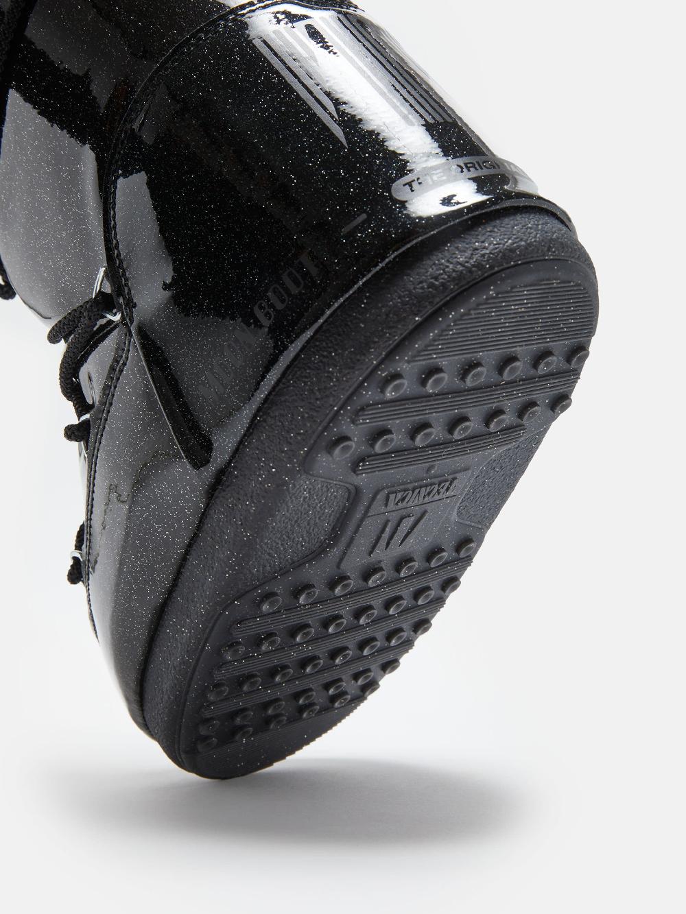 Moon Boot ICON GLITTER NERO Nuova