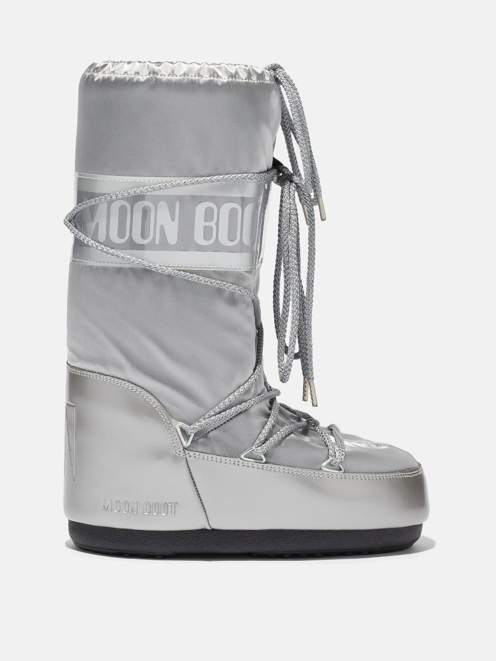 Moon Boot ICON GLANCE ARGENTO IN RASO