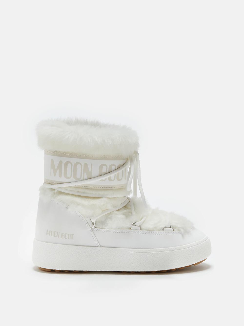 Moon Boot LTRACK LOW FAUX FUR BIANCO Soddisfazione Garantita