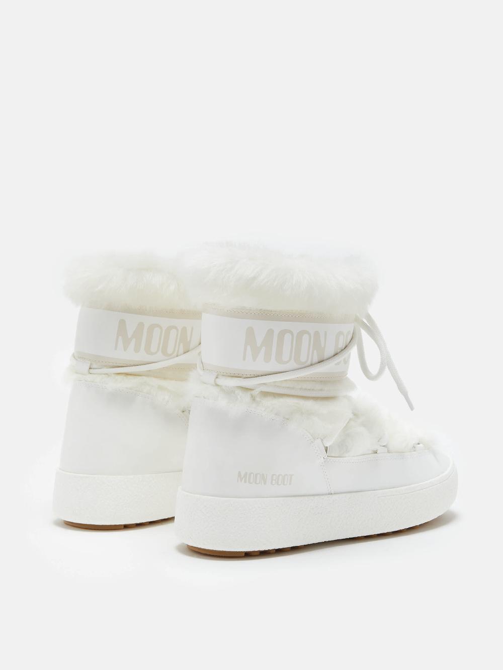 Moon Boot LTRACK LOW FAUX FUR BIANCO Soddisfazione Garantita