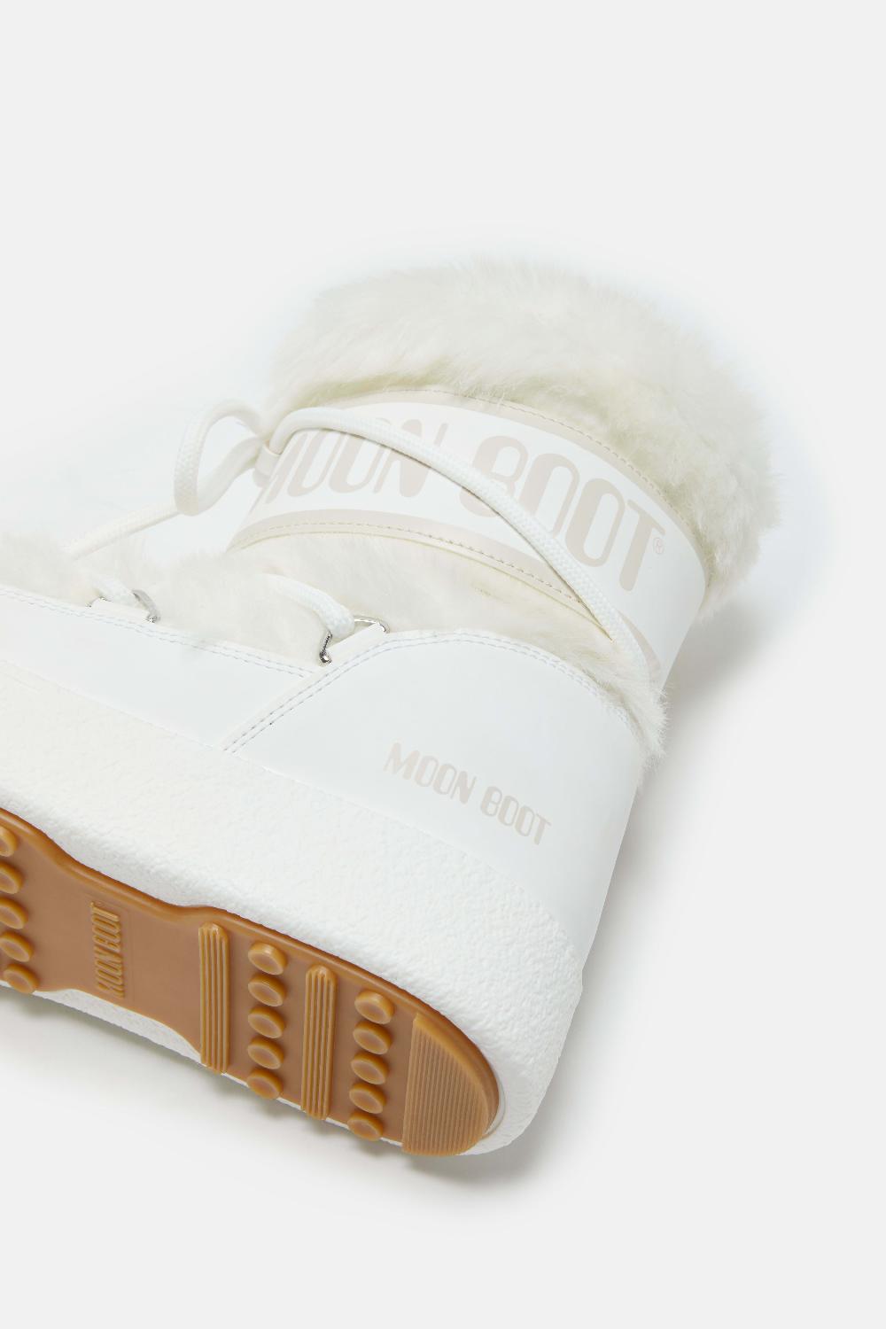 Moon Boot LTRACK LOW FAUX FUR BIANCO Soddisfazione Garantita