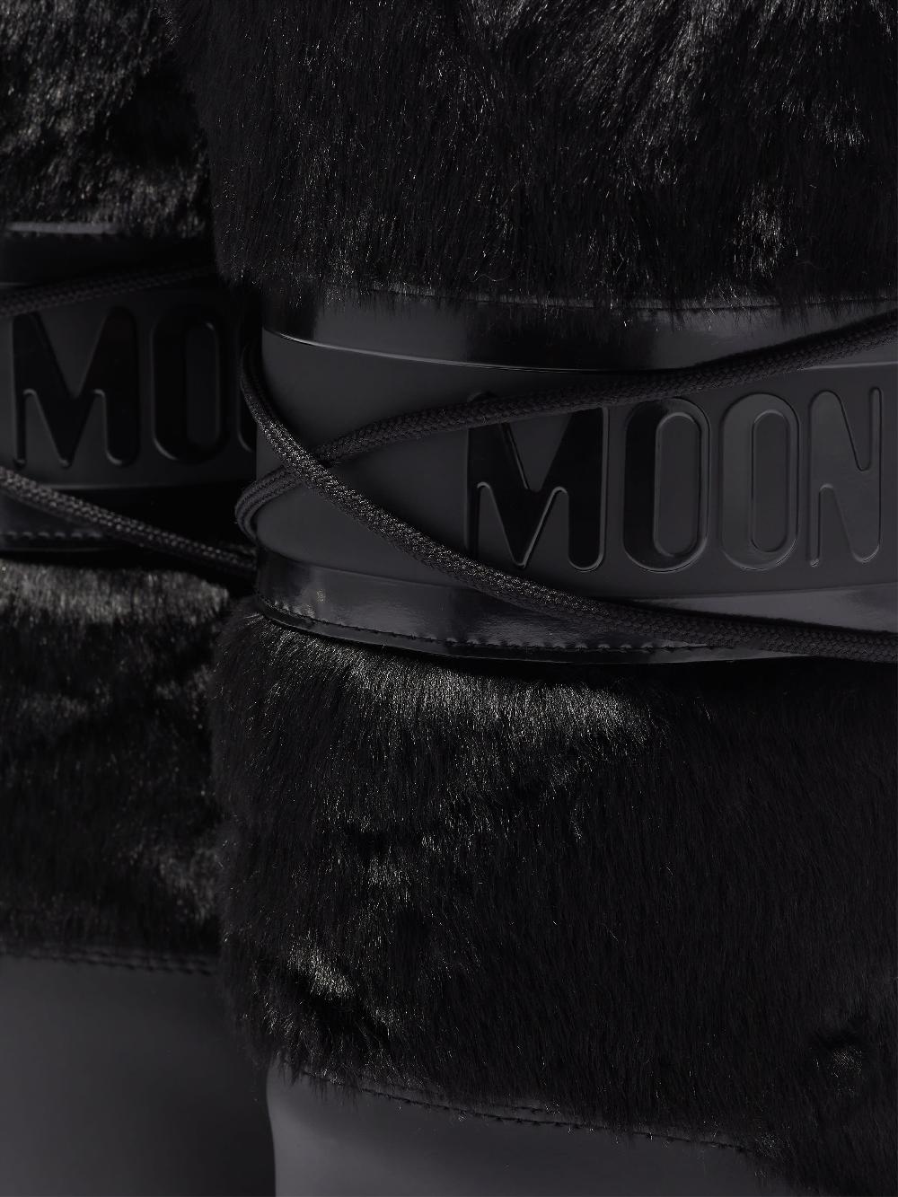 Moon Boot ICON NERO IN ECOPELLICCIA Acquista Ora