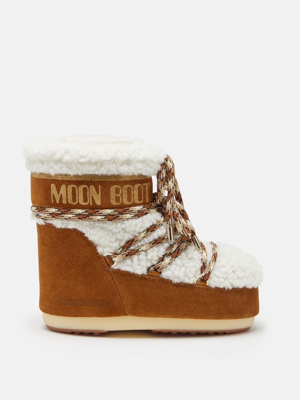 Moon Boot LAB69 ICON LOW NOCCIOLA IN SHEARLING