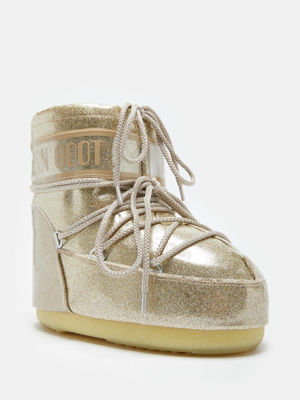 Moon Boot ICON LOW GLITTER ORO Affare Del Giorno