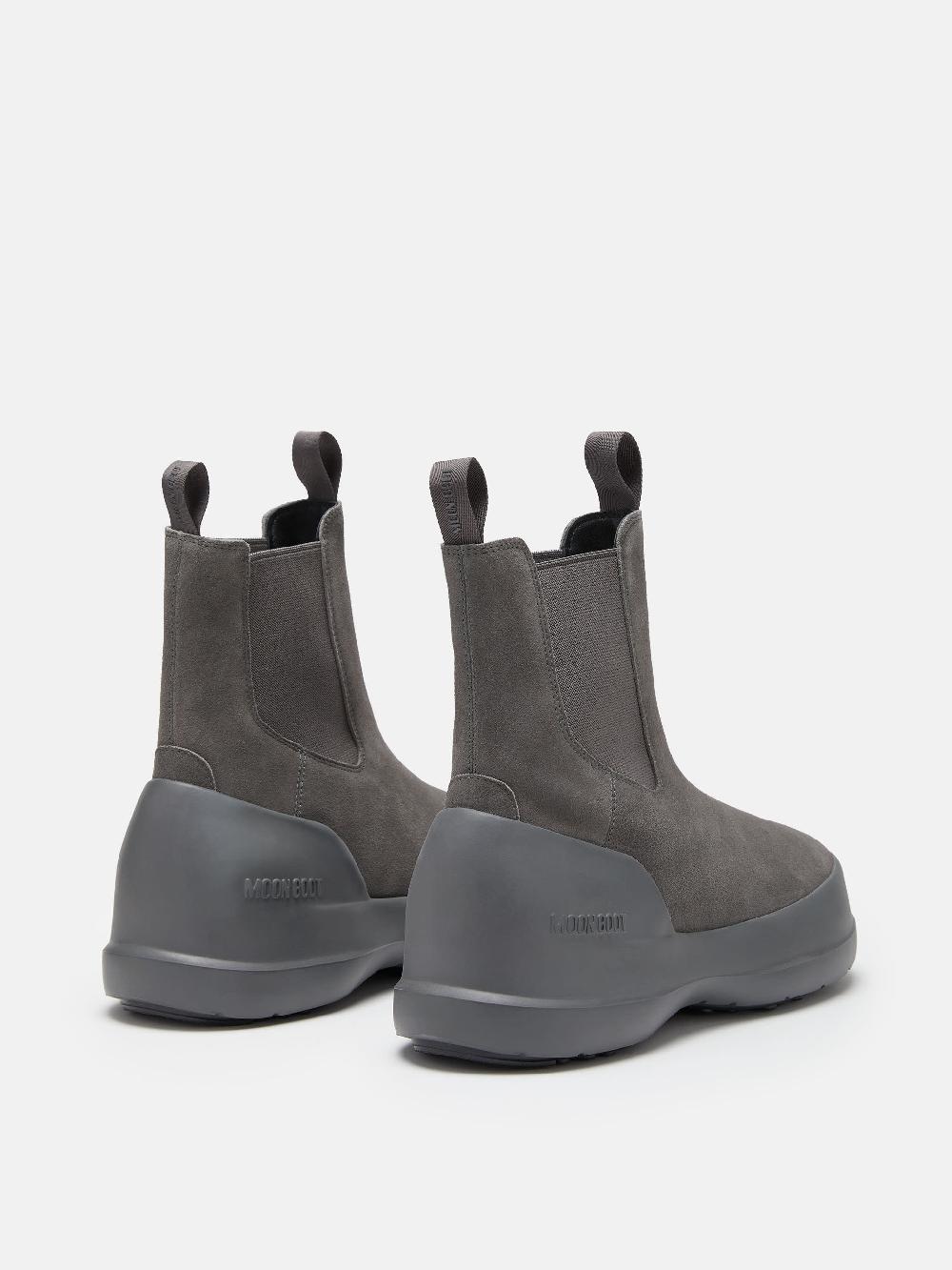 Moon Boot STIVALE LUNA CHELSEA GRIGIO IN PELLE SCAMOSCIATA Convenienza