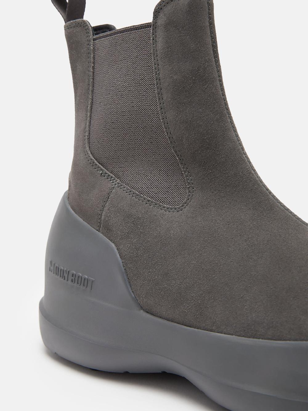 Moon Boot STIVALE LUNA CHELSEA GRIGIO IN PELLE SCAMOSCIATA Convenienza