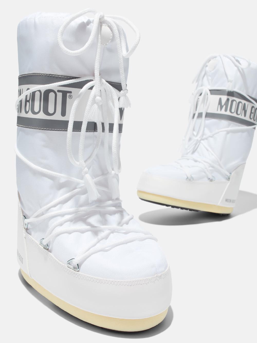 Moon Boot ICON BIANCO IN NYLON Saldi