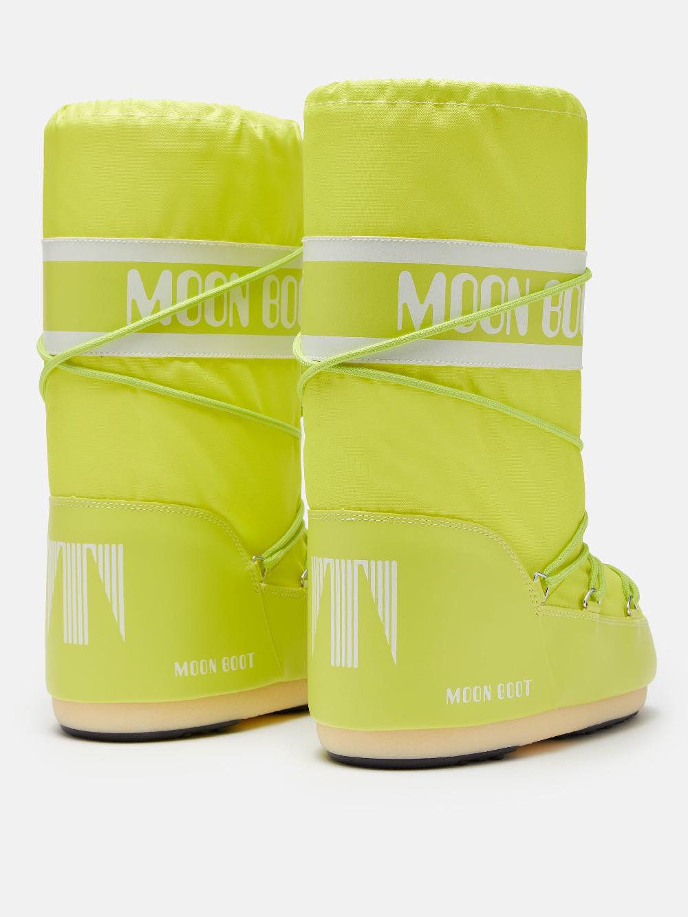 Moon Boot ICON NYLON VERDE LIME Saldi Di Fabbrica