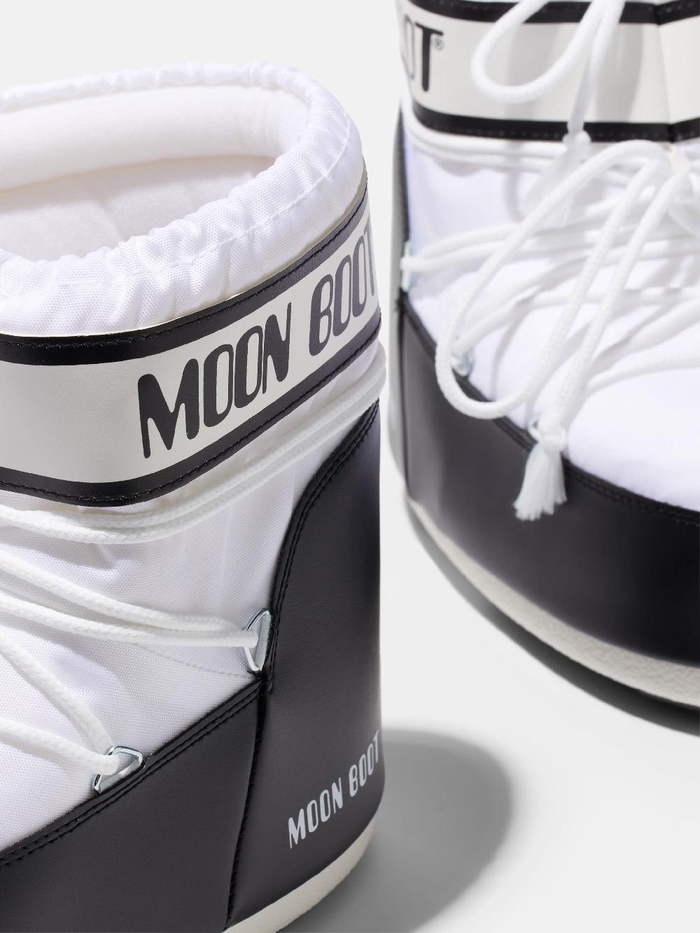 Moon Boot ICON LOW BIANCO IN NYLON Vendite Flash
