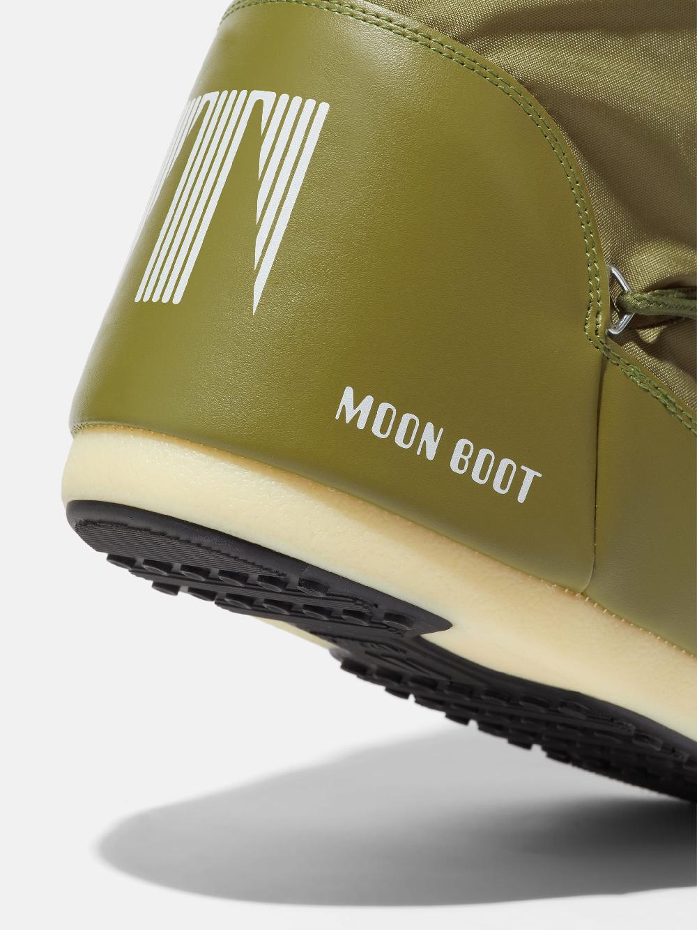 Moon Boot ICON KAKI IN NYLON Nuova
