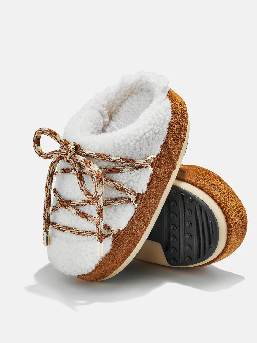 Moon Boot ICON MULE NOCCIOLA IN SHEARLING Moda