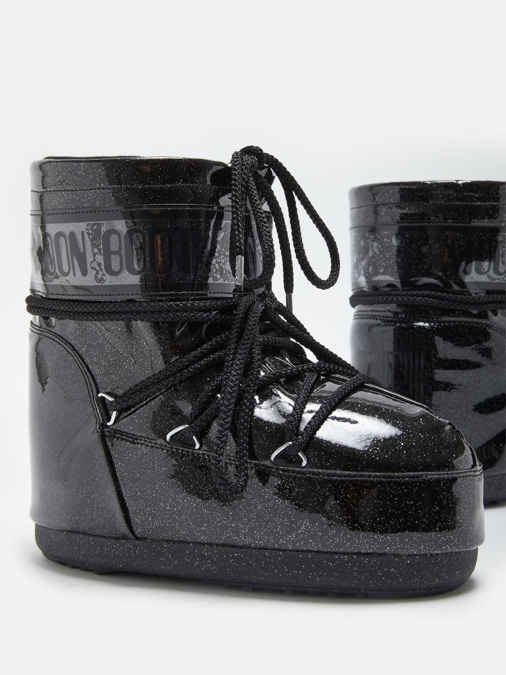 Moon Boot ICON LOW GLITTER NERO Italy