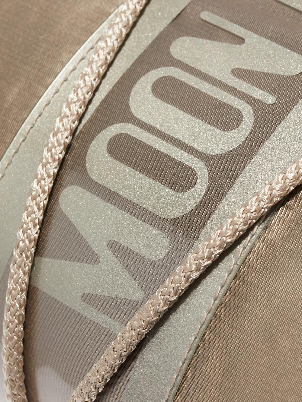 Moon Boot ICON GLANCE PLATINO IN RASO Italia