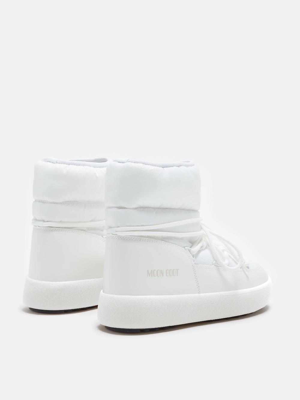 Moon Boot LTRACK LOW NYLON BIANCO Nuovo