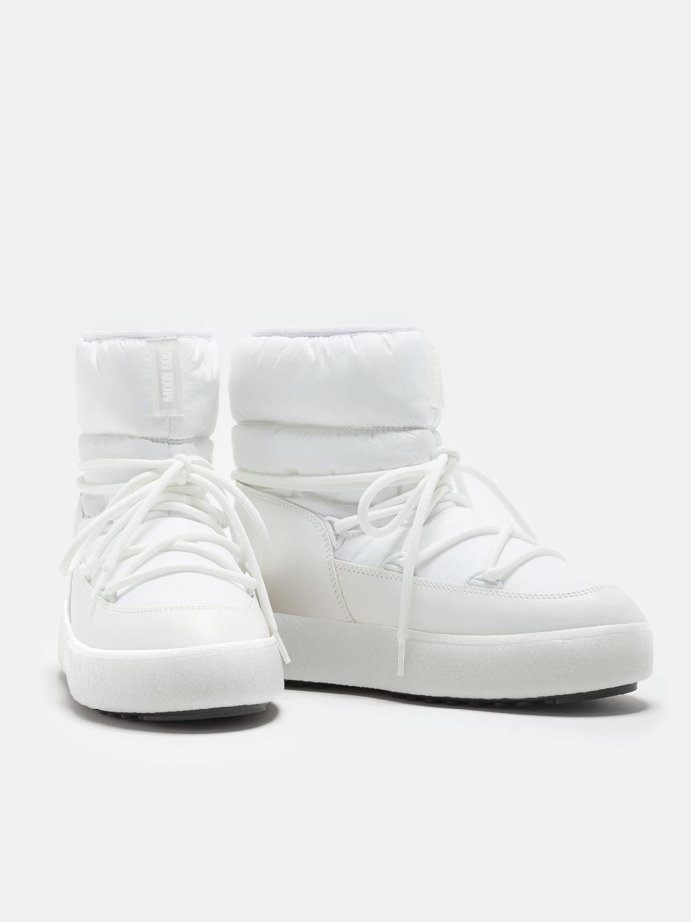 Moon Boot LTRACK LOW NYLON BIANCO Nuovo