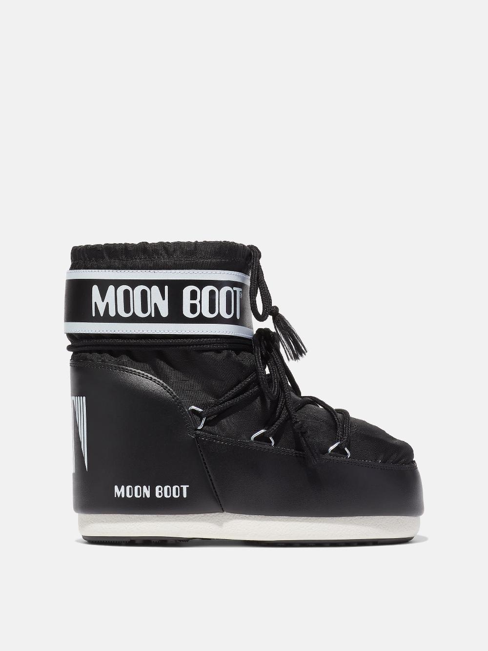 Moon Boot ICON LOW NERO IN NYLON Pezzi Unici