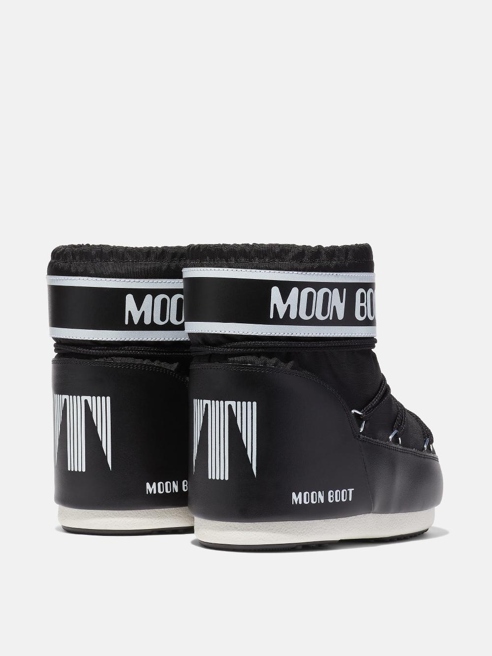 Moon Boot ICON LOW NERO IN NYLON Pezzi Unici