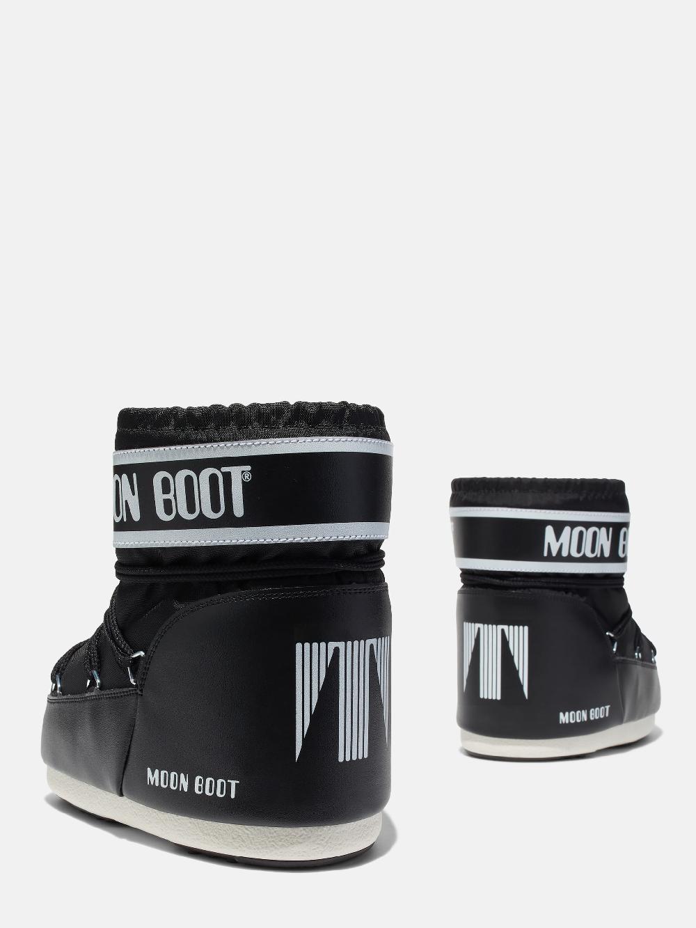 Moon Boot ICON LOW NERO IN NYLON Pezzi Unici