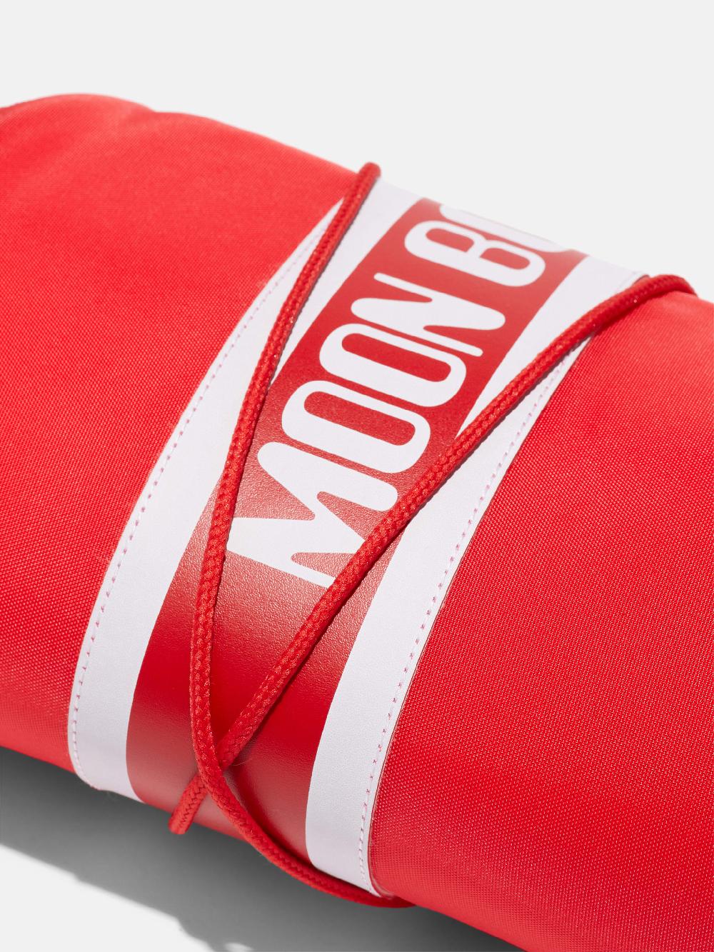 Moon Boot ICON ROSSO IN NYLON Qualità Garantita