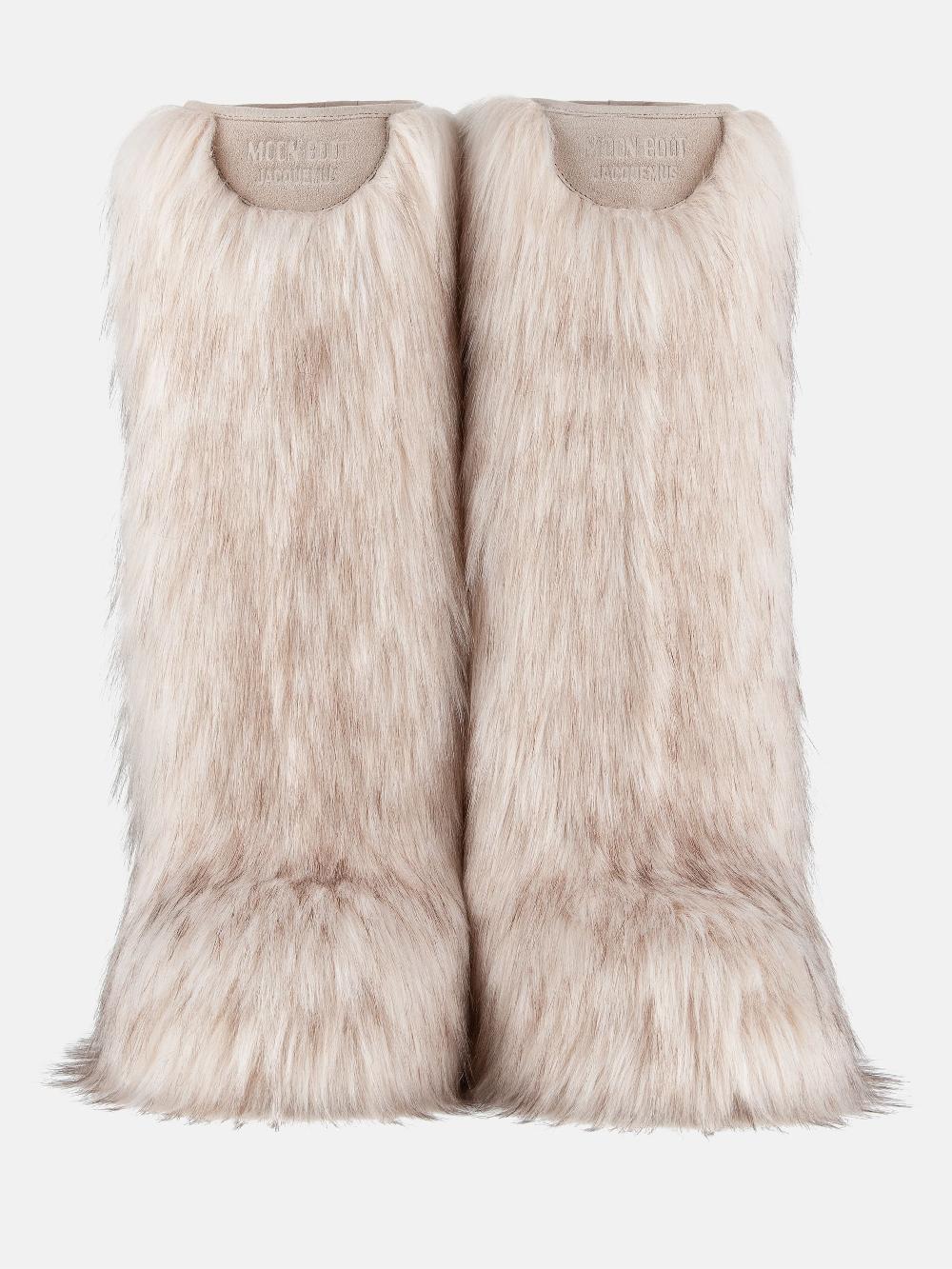 Moon Boot Icon Yeti High Faux-Fur Bianco Moon Boot + Jacquemus Novità