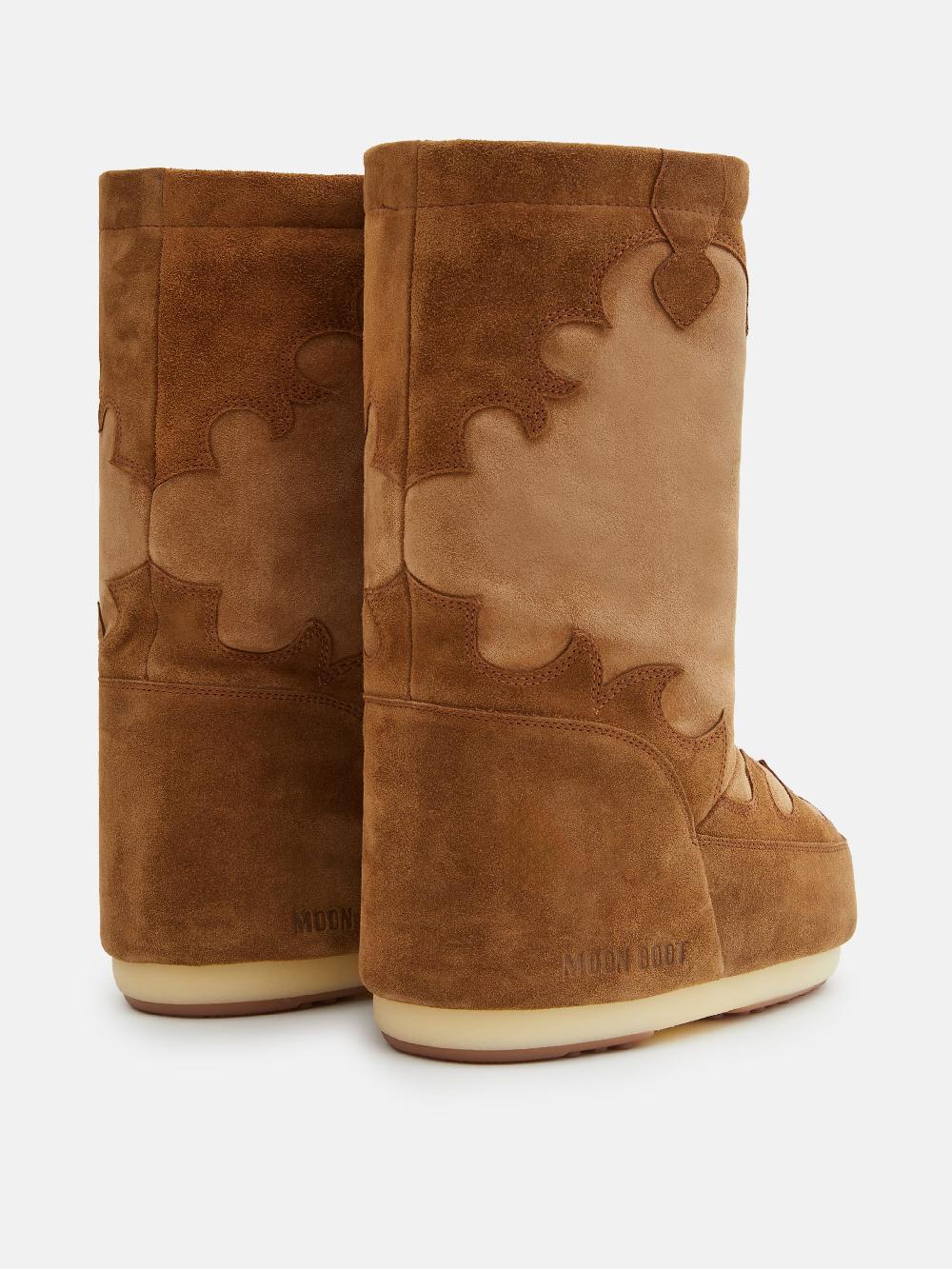 Moon Boot MB ICON SUEDE EMBROIDERY Saldi Di Fabbrica