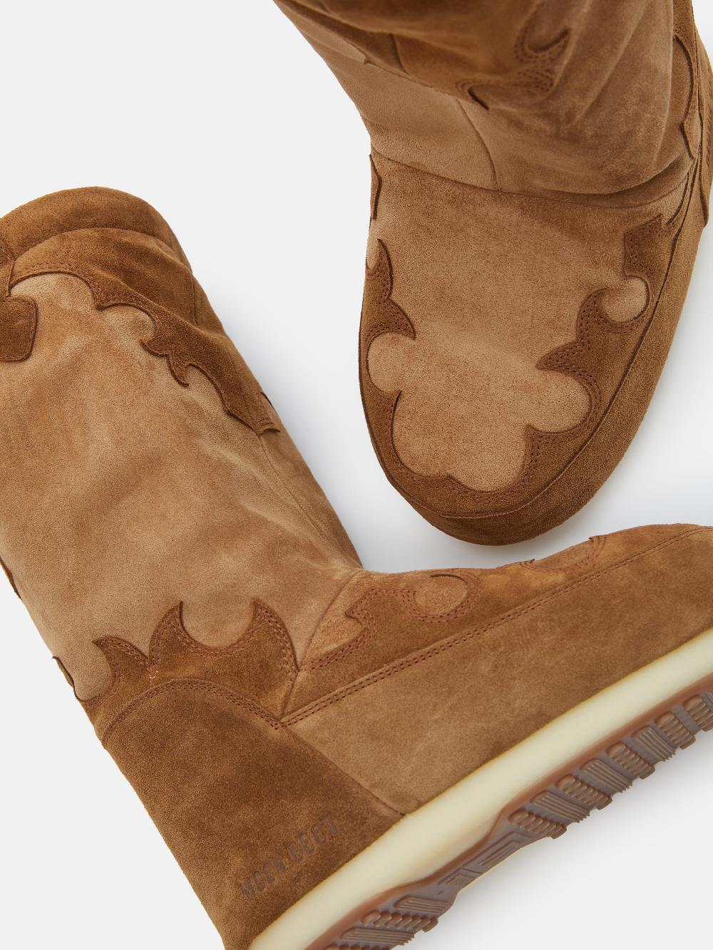 Moon Boot MB ICON SUEDE EMBROIDERY Saldi Di Fabbrica