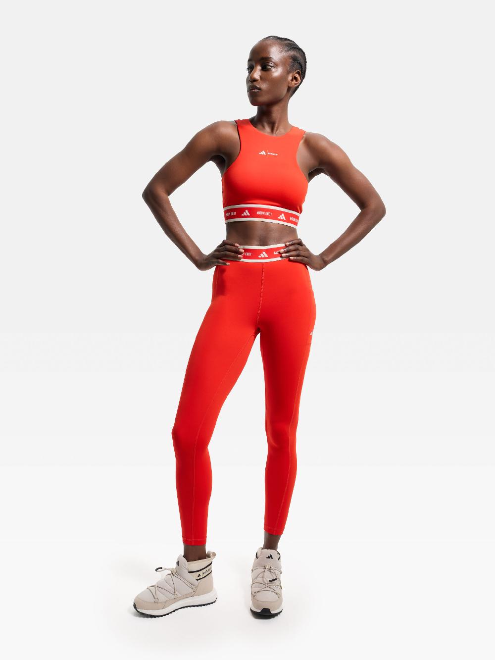 Moon Boot Crop top rosso adidas x Moon Boot Negozio
