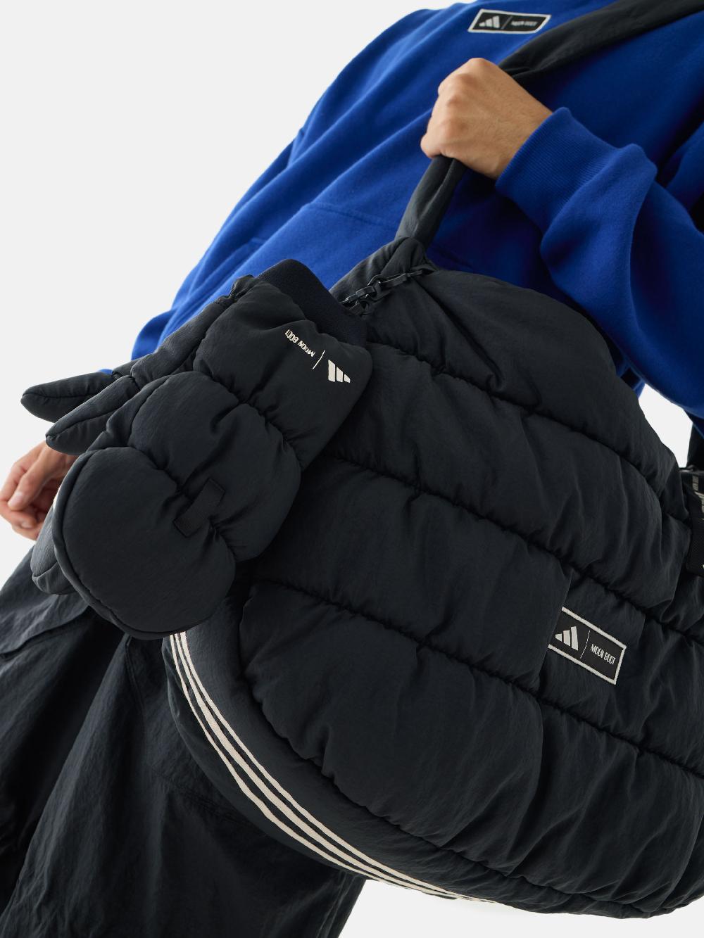 Moon Boot Borsa shopper nera con design imbottito adidas x Moon Boot 2025