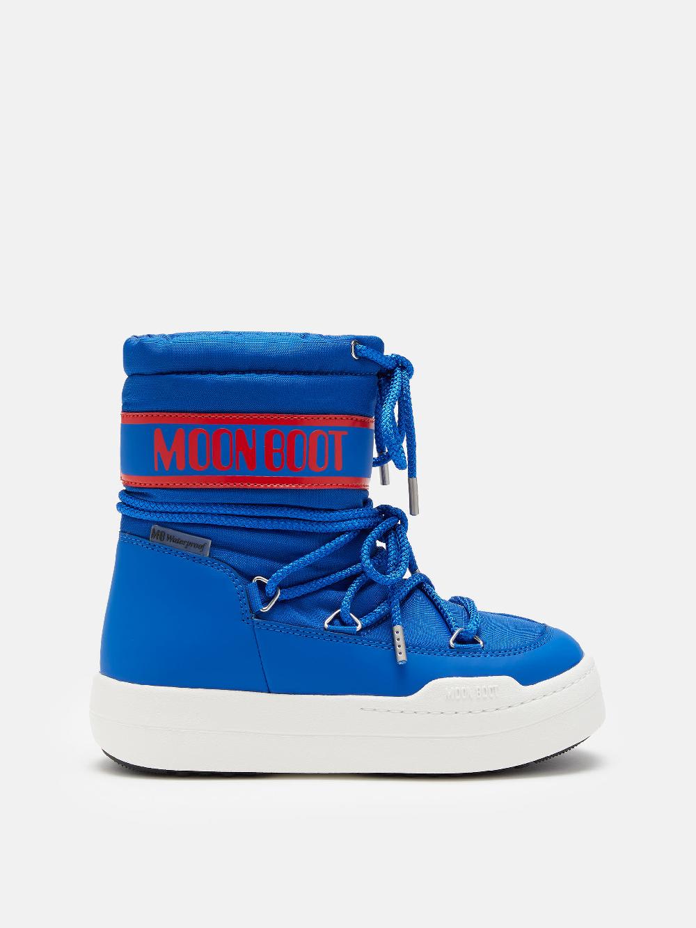 Moon Boot JUNIOR PARK BOOT BLU ELETTRICO Soddisfazione Garantita