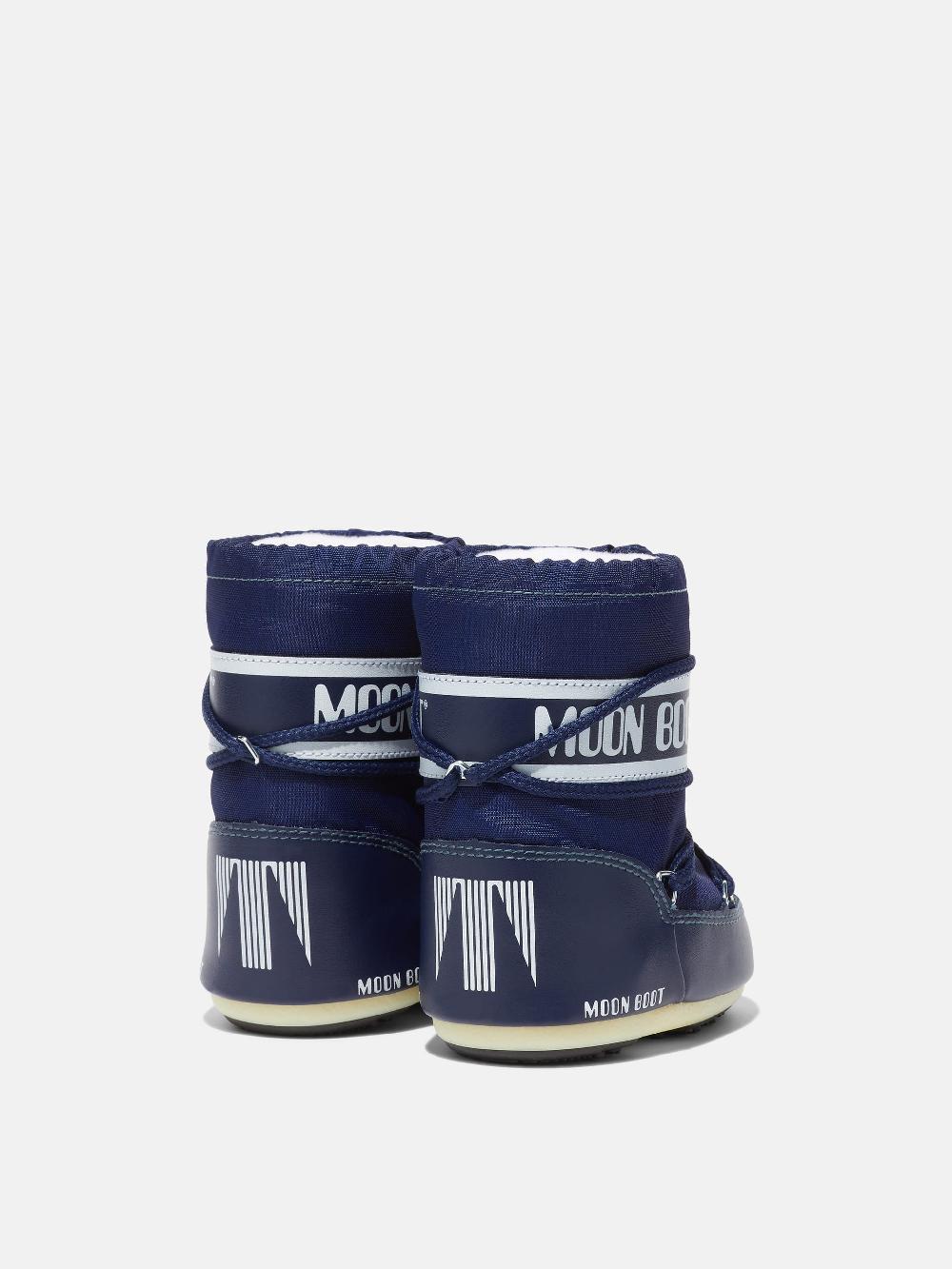 Moon Boot ICON MINI BLU IN NYLON Sconto