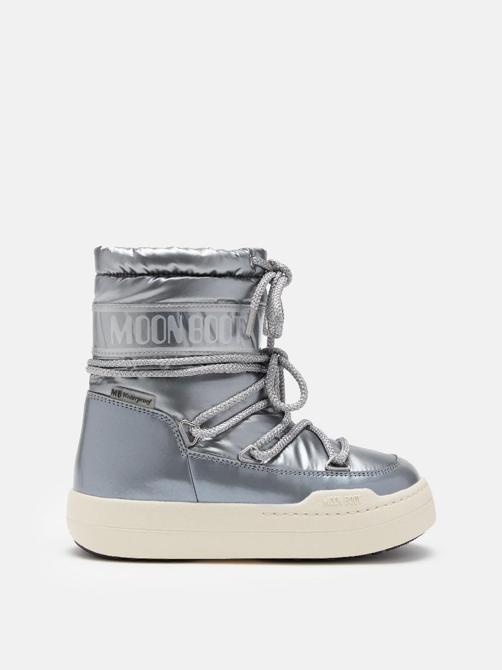 Moon Boot JUNIOR PARK BOOT COLOR ARGENTO