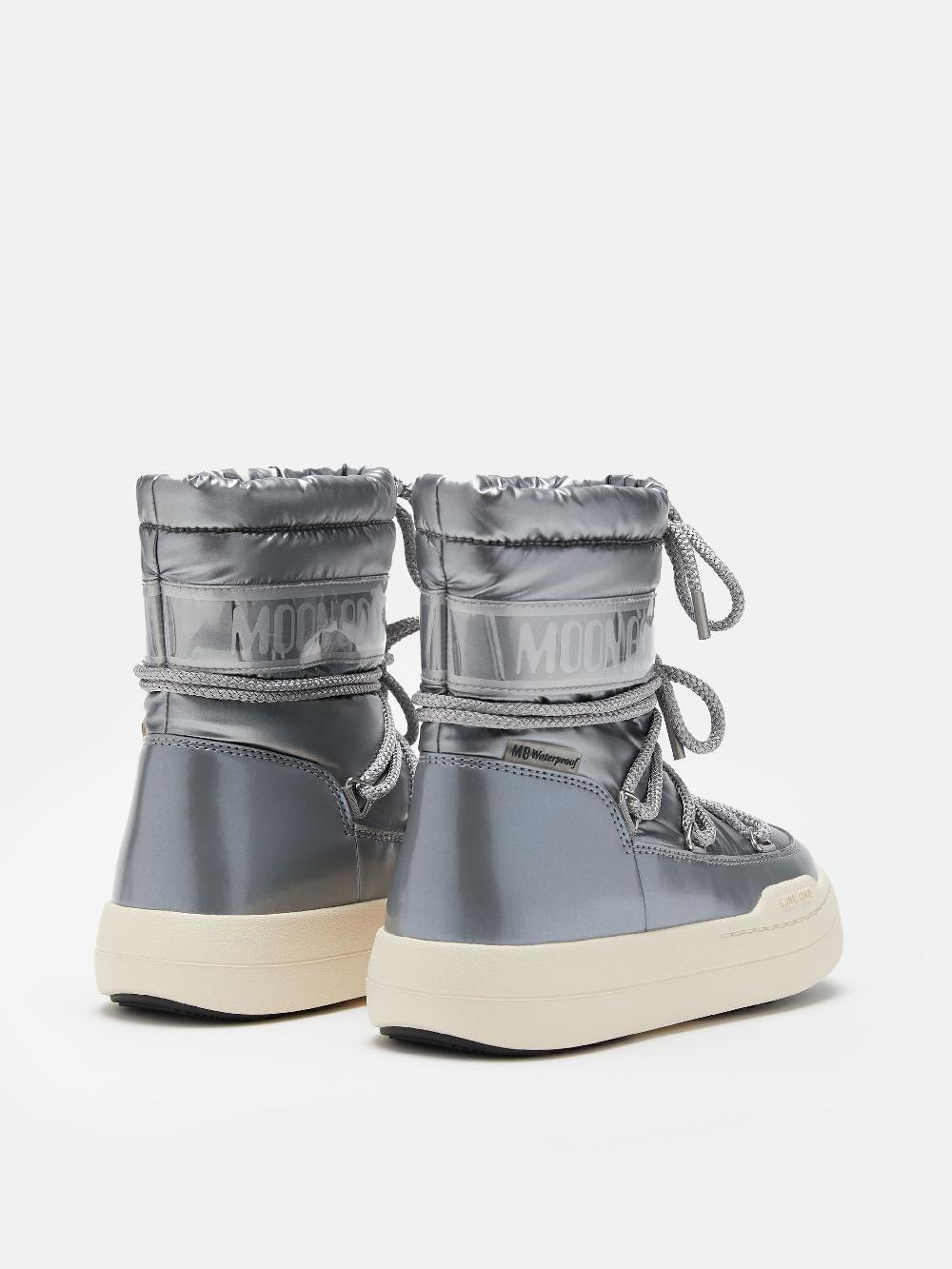 Moon Boot JUNIOR PARK BOOT COLOR ARGENTO Negozio