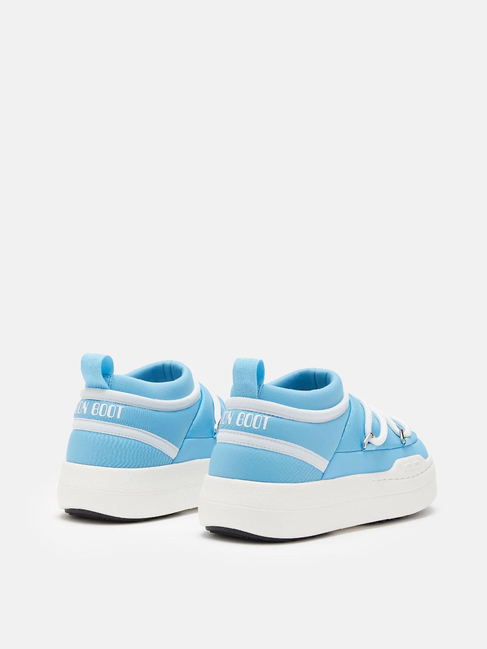 Moon Boot JUNIOR PARK SNEAKER ICON BLU In Saldo