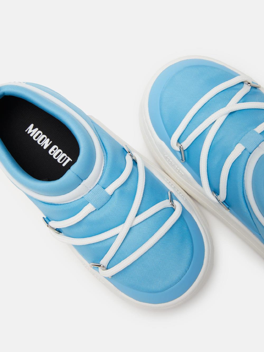 Moon Boot JUNIOR PARK SNEAKER ICON BLU In Saldo