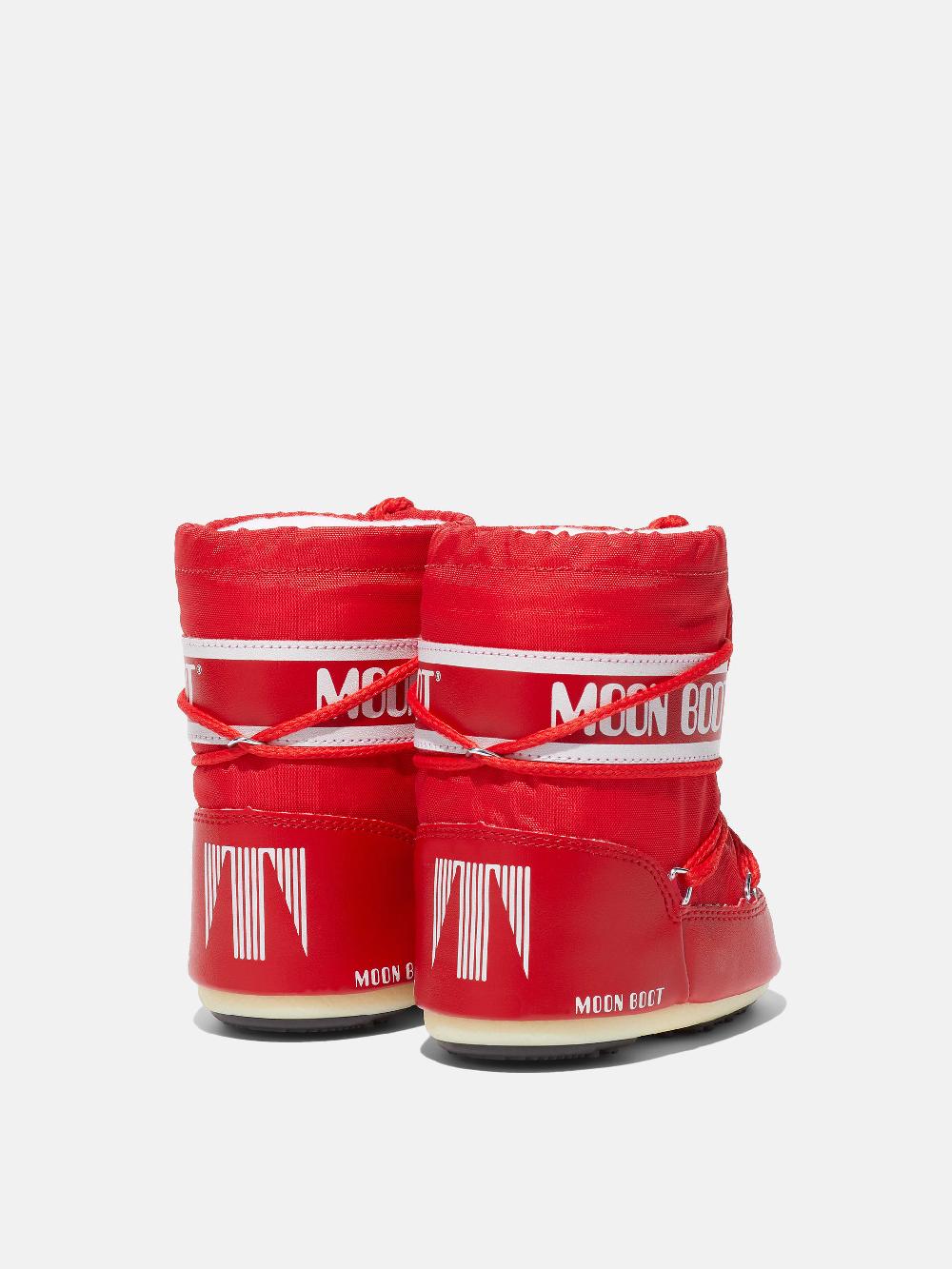 Moon Boot ICON MINI ROSSO IN NYLON Italy