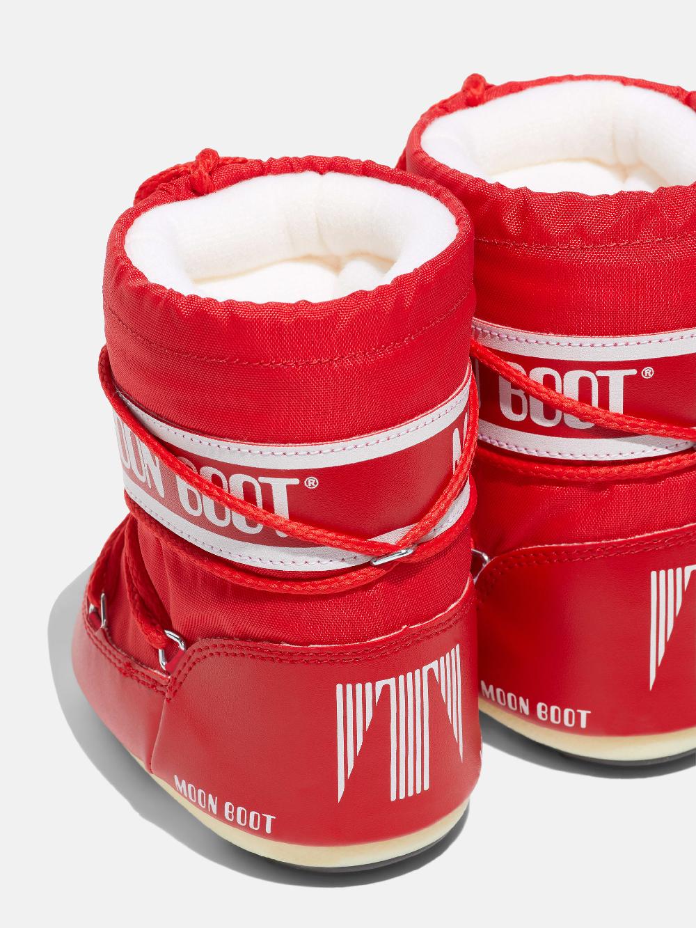 Moon Boot ICON MINI ROSSO IN NYLON Italy
