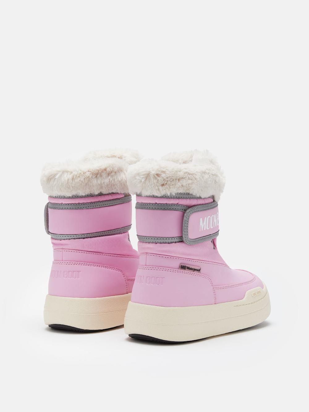 Moon Boot JUNIOR PARK ROSA CON CHIUSURA A STRAPPO 2025