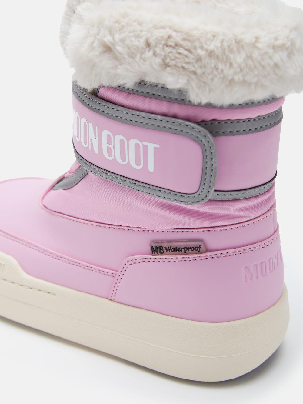 Moon Boot JUNIOR PARK ROSA CON CHIUSURA A STRAPPO 2025