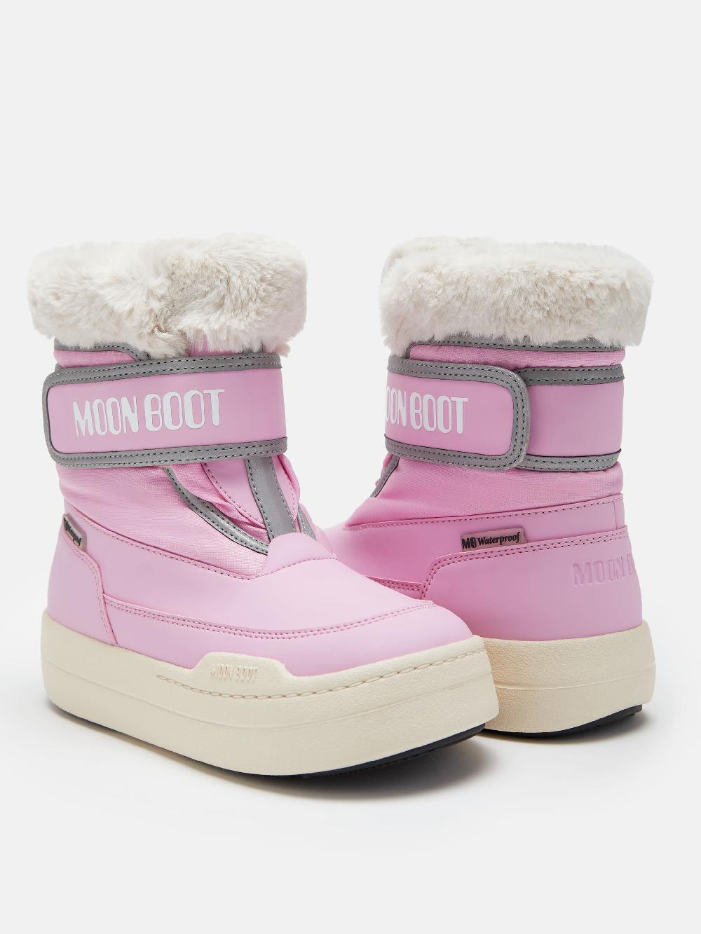 Moon Boot JUNIOR PARK ROSA CON CHIUSURA A STRAPPO 2025