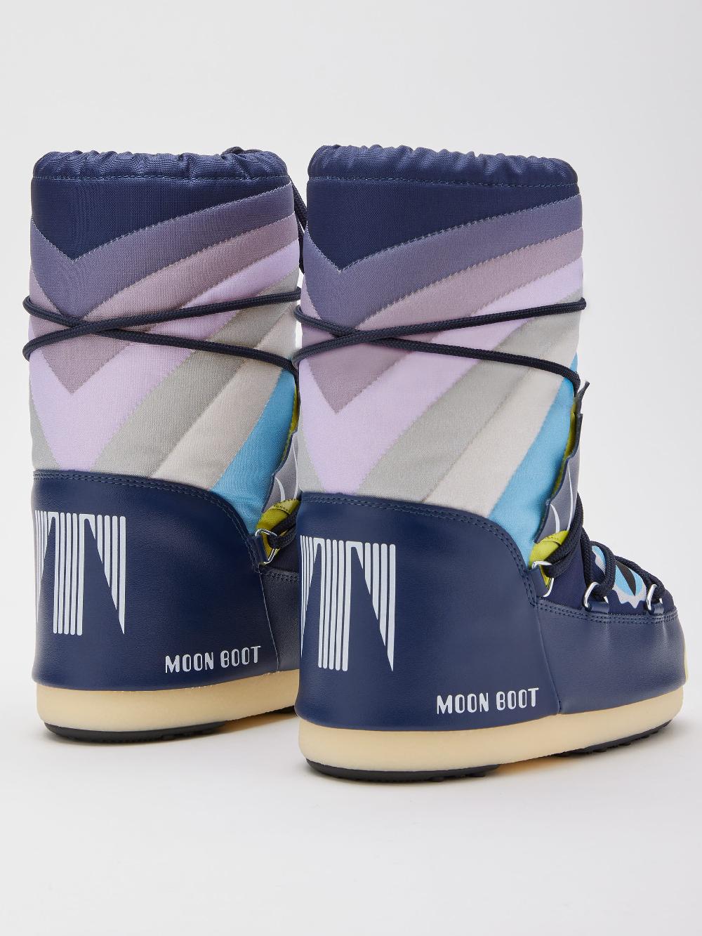 Moon Boot ICON JUNIOR DRAGON BLU In Linea